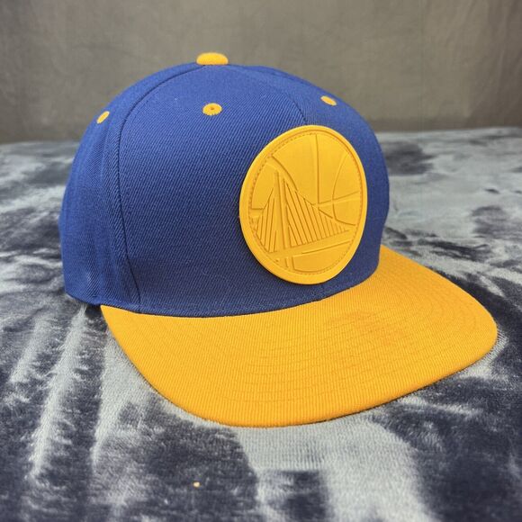 Mitchell And Ness Hat Golden State Warriors Nostalgia Wool Adjustable Snapback - Picture 1 of 14